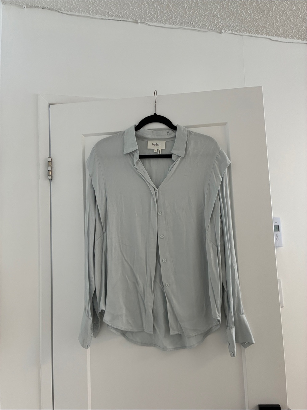 BA&SH ALIA RUFFLED SHIRT - Picture 3 of 4